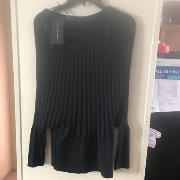 NWT Madison Lily Black Pullover Sweater Medium - Picture 2 of 11